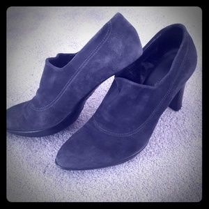 Suede booties